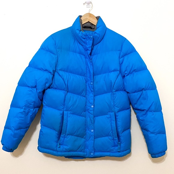 L.L. Bean Jackets & Blazers - L.L. Bean Blue Insulated Quilted Puffer Down Coat